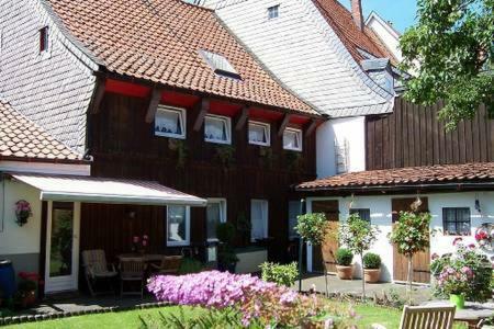 Altes Tageloehnerhaus Von 1510 Mit Garten Und Parkplatz Гослар Экстерьер фото